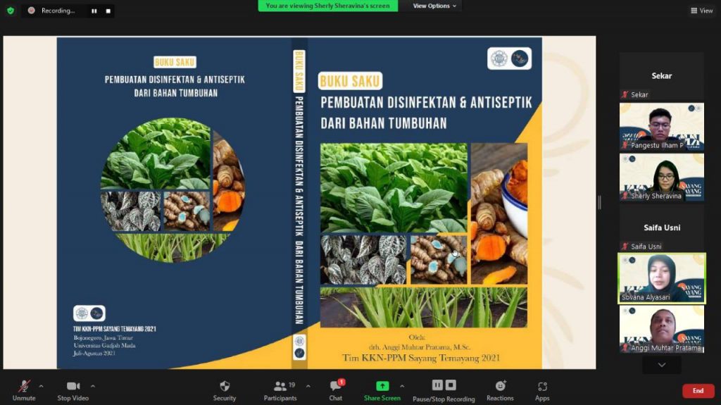 KKNPPM UGM “Sayang Temayang” Released the Handbook of Making