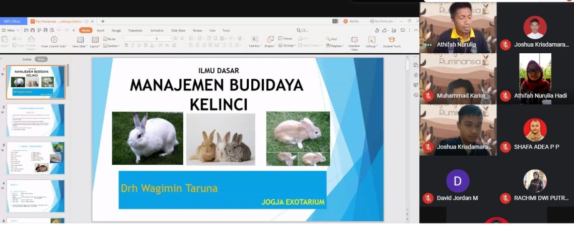 Pemaparan Materi oleh drh. Wagimin