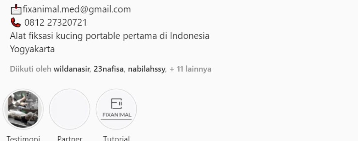 instagram fixanimal