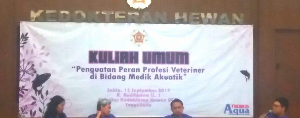 kuliah umum peran dokter hewan aquatik